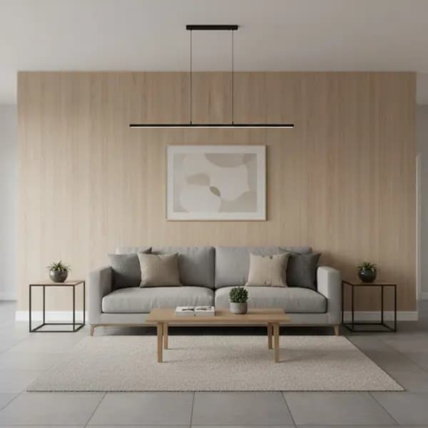 Amadeirado aplicado em parede