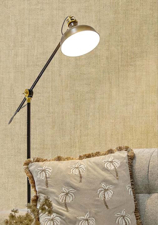 Ambiente decorado com papel de parede premium.