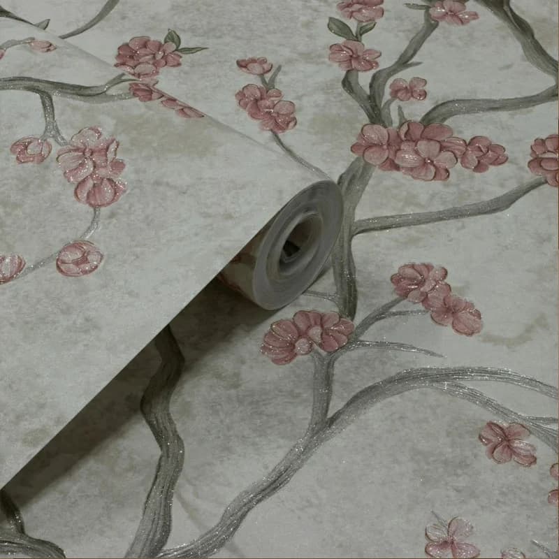 Papel de Parede Cerejeira Rosa Pérola