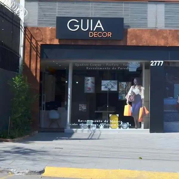 Fachada da loja Guia Decor
